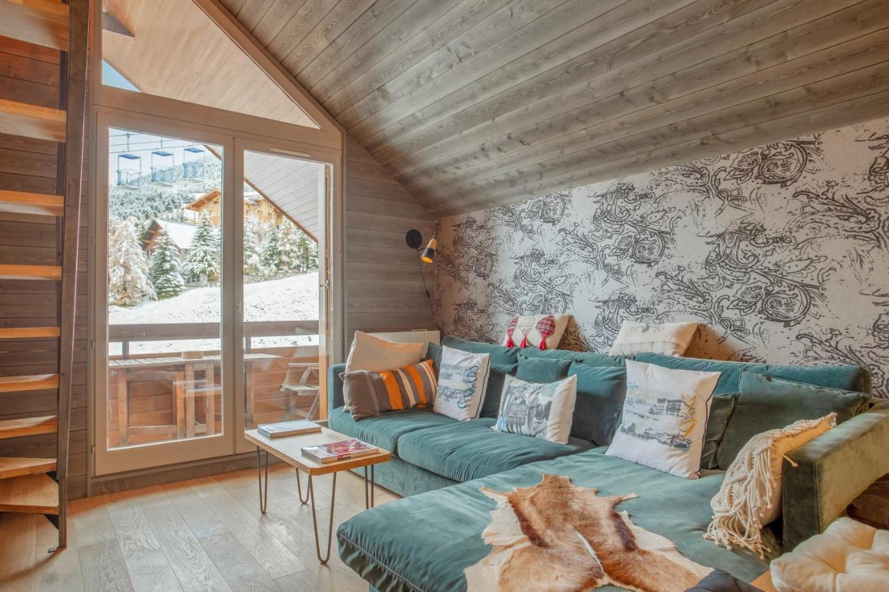 Appartement Spacieux L'Alpe D'Huez, Balcon Dış mekan fotoğraf