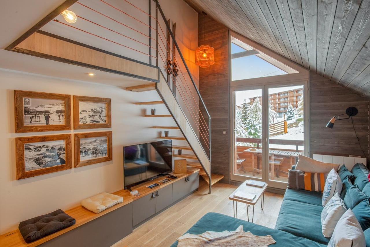 Appartement Spacieux L'Alpe D'Huez, Balcon Dış mekan fotoğraf